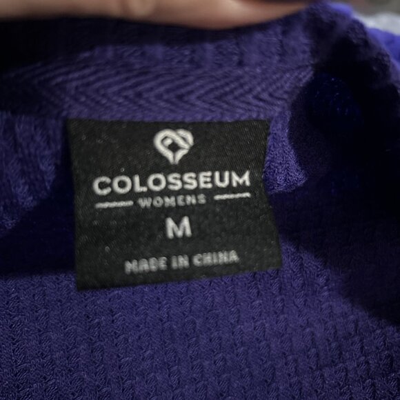 NEW Washington Huskies Colosseum Athletics Purple Pullover  Women's M - Picture 7 of 9